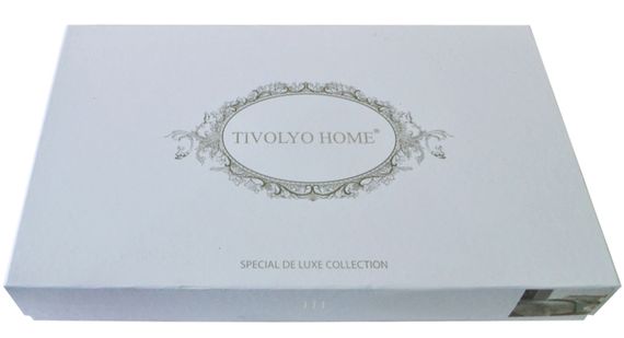 Постельное белье  TULIPS бежевый  TIVOLYO HOME Турция