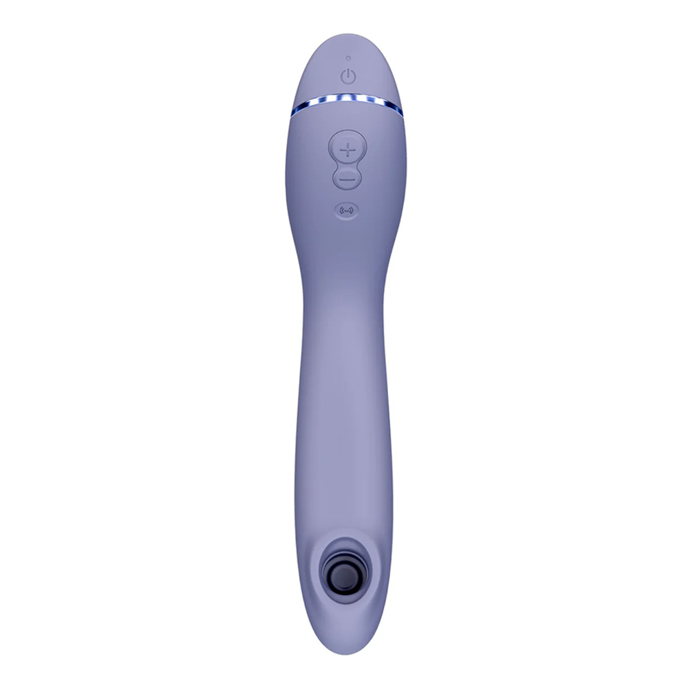 Лиловый вибромассажёр 17,6см для точки G c вакуумной стимуляцией Womanizer OG Pleasure Air for the G-Spot Vibrator & Stimulator Lilac WZ171SG6