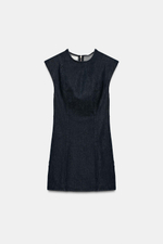 ДЖИНСОВОЕ ПЛАТЬЕ TRF С ПОДПЛЕЧНИКАМИ — ZARA