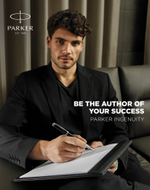 Перьевая ручка Parker "Ingenuity Black BT" перо: F, цвет чернил: blue/black, в подарочной упаковке.