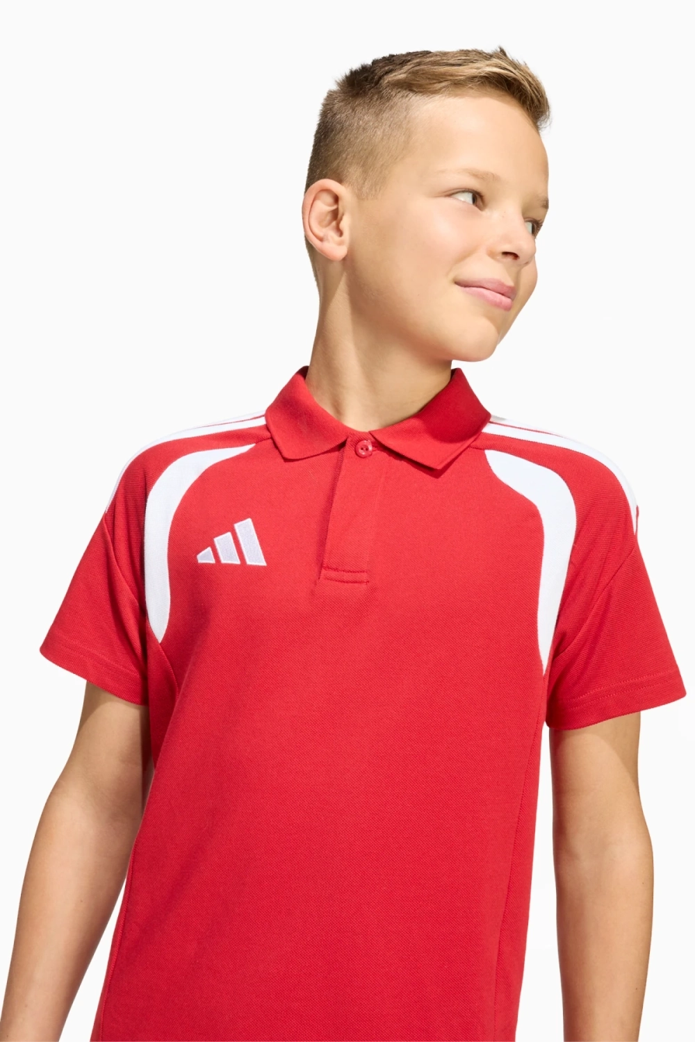 Футболка adidas Tiro 26 League Polo Junior - красный