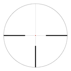 Прицел оптический BRITE WA4X 2.5-10X50 IR - прицельная сетка с красной точкой