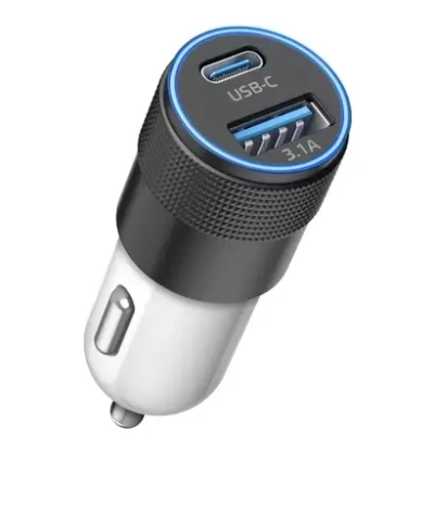 Автомобильная зарядка Dream CH18 PD/QC3.0 3А черно/белый