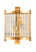 Настенный светильник Crystal Lux TADEO AP2 GOLD/TRANSPARENTE