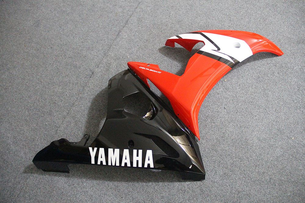 Комплект пластика для мотоцикла Yamaha YZF-R6 05 Красно-Черный