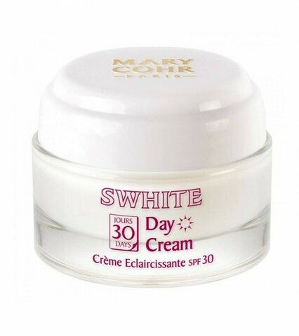 Крем дневной выравнивающий цвет лица с SPF 30 Mary Cohr SWHITE 30 JOURS DAY CREAM SPF 30, 50 мл.
