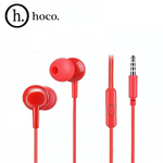 Гарнитура HOCO M14, вакуумные, разъем Jack, кабель 1.2 м Red