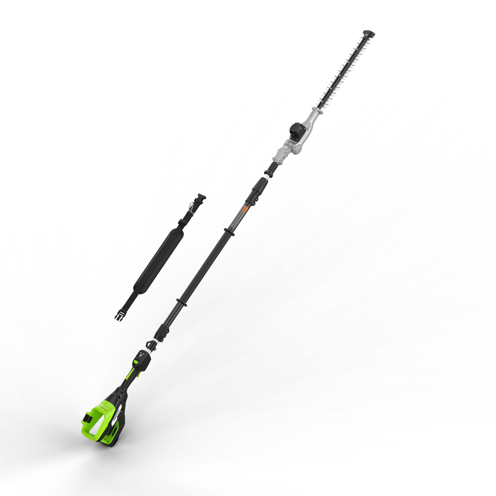 Кусторез штанговый телескопический аккумуляторный Greenworks PH662T, 82V, 51 см, 2301607