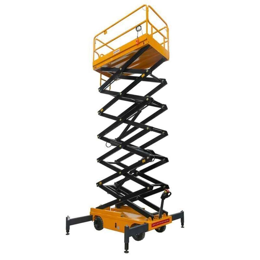 Подъемник ножничный самоходный SJY-0.3-13A (300 кг, высота подъема 12,8 м) SMART