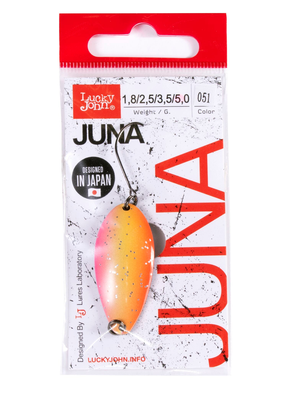 Блесна LUCKY JOHN Juna 2,5 г, цв. 051, арт. LJJU25-051