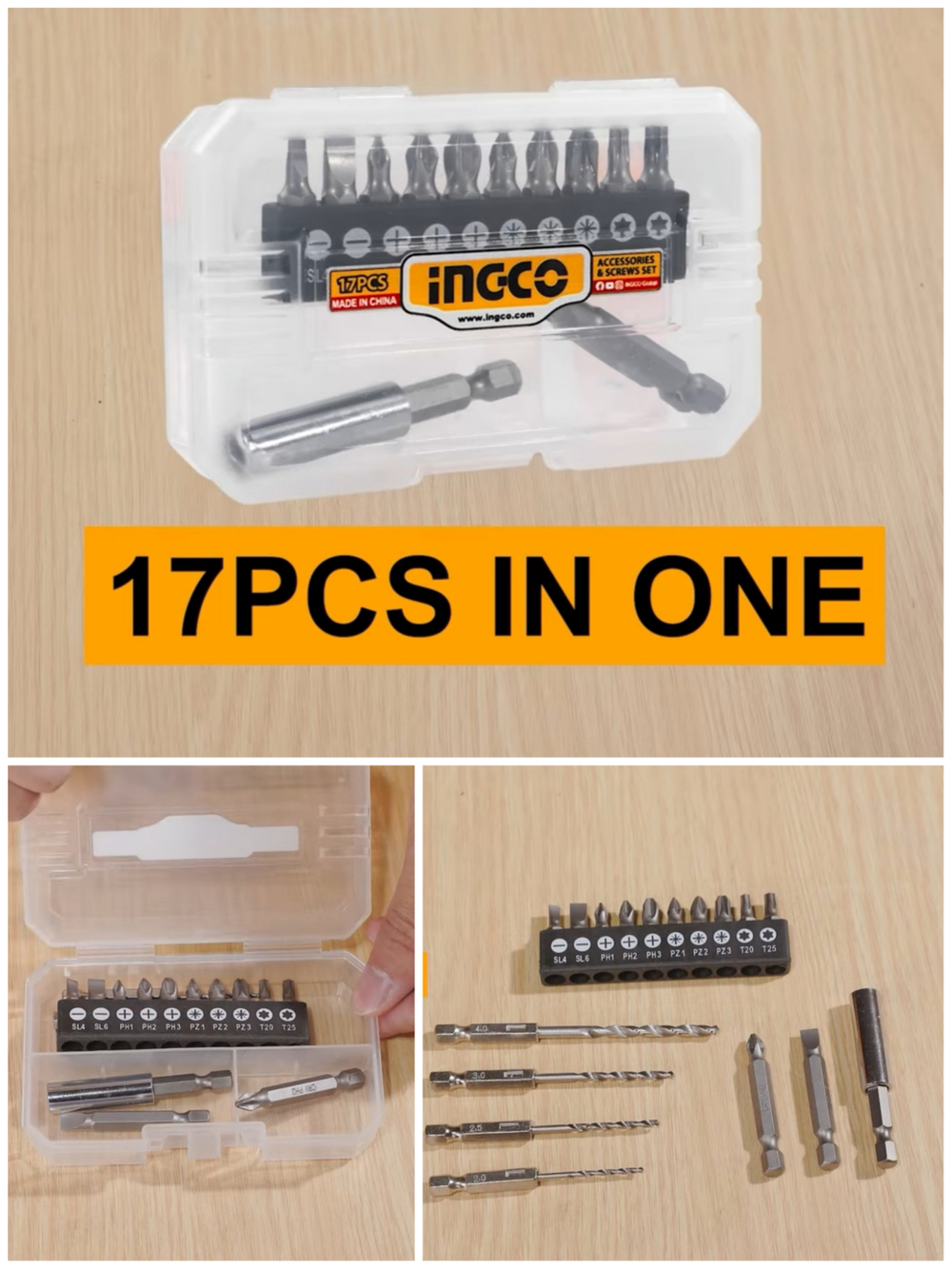Аккумуляторная отвертка INGCO CSDLI08025 INDUSTRIAL 8 В 6 Нм 1/4"