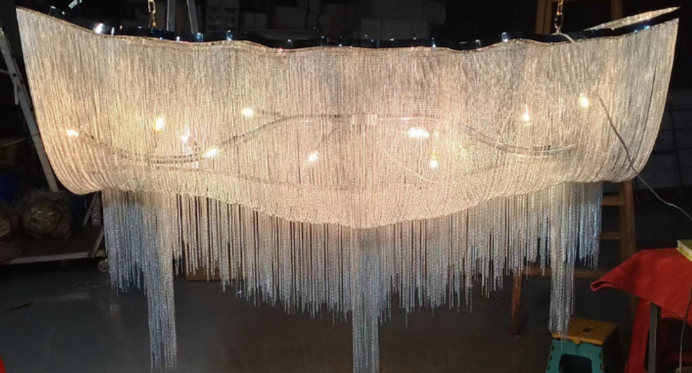 Pendant design lamp Atlantis by Terzani (Silver)