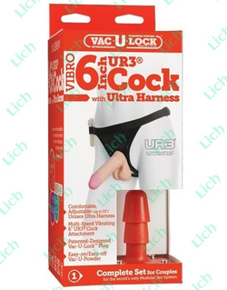 Трусики HARNESS с насадкой из UR3 и вибрацией