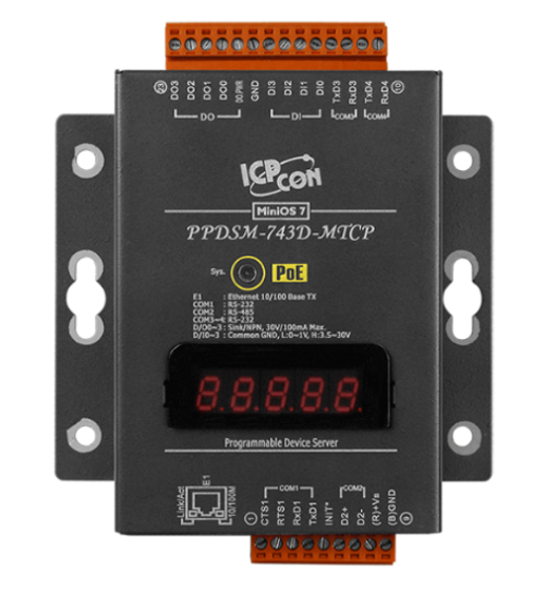 Преобразователь ICP DAS PPDSM-743D-MTCP CR