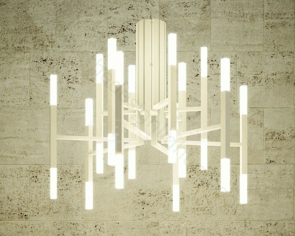 Pendant design lamp  THE LIGHT by Alma 60 lampshades (Gold)