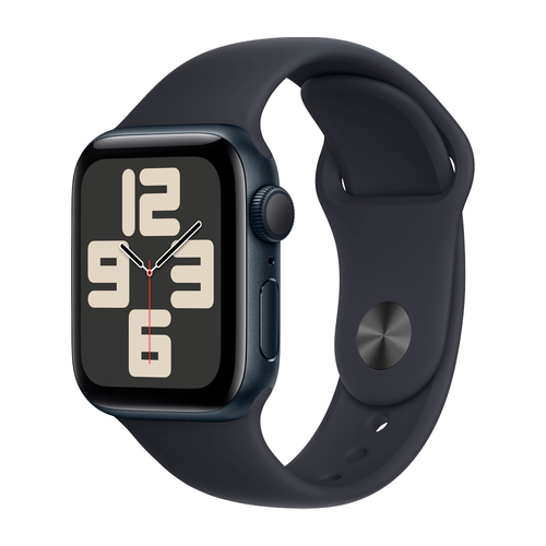 Умные часы Apple Watch SE 2 (2023) GPS, 40mm, Aluminium Case with Sport Band M/L, Midnight (Тёмная ночь)
