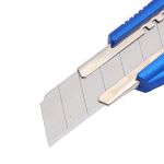 Нож 18 мм, корпус soft touch, синий, LAMARK212