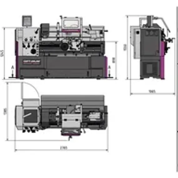 Токарный станок Optimum OPTIturn TX 5216V