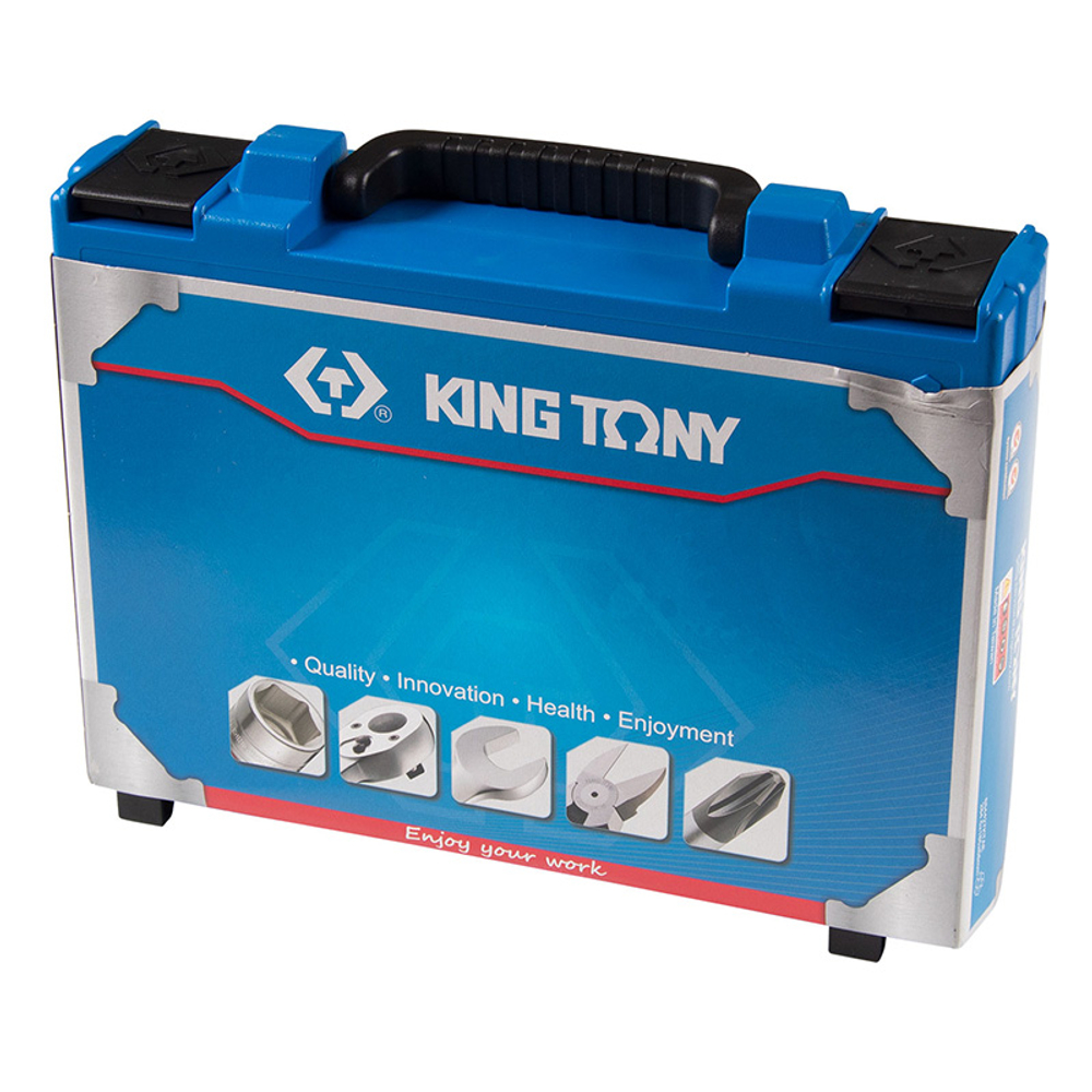 KING TONY (4427MP) Набор ударных торцевых головок 1/2", 6-гранные, 8-36 мм, 27 предметов