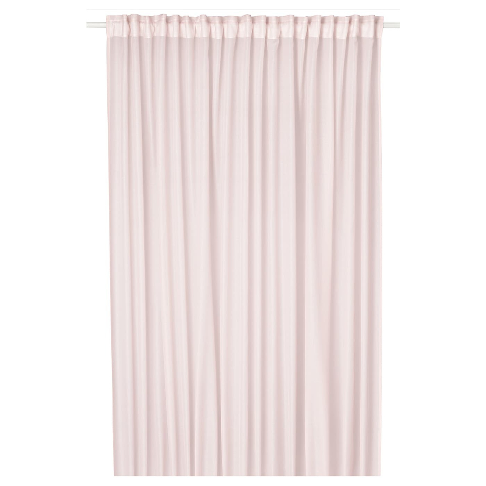 IKEA STENFRÖ  (ИКЕА СТЕНФРÖ)  -  Штора, 1 шт, на ленте/розовый, 300x300 см