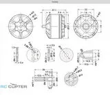 T-Motor MN3110 KV780 (9-12", 3-6S, 1.2 кг)