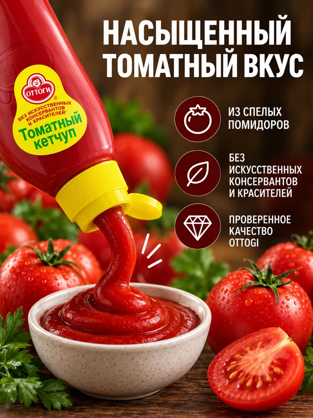Томатный кетчуп корейский Оттоги 300 г