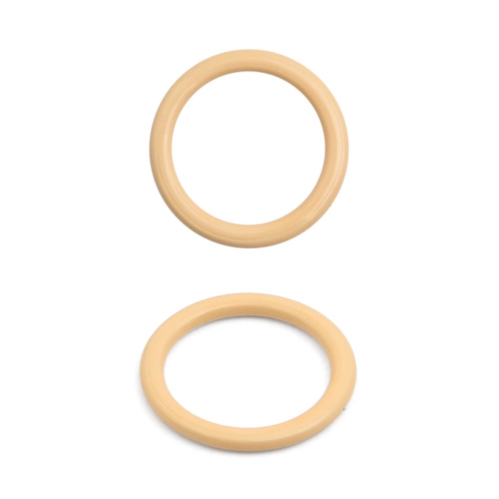 Кольца для бюстгальтера металл ⌀9.5 мм, 20 шт, C180 телесный, ГВ800