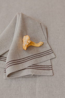 Салфетка под тарелку 35x50 Luxberry Linen Line натуральный/коричневый