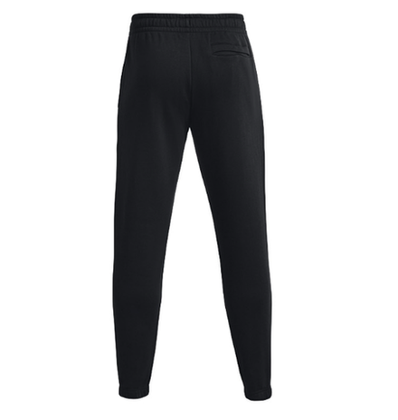 Мужские теннисные брюки Under Armour Men's UA Essential Fleece Joggers - black/white