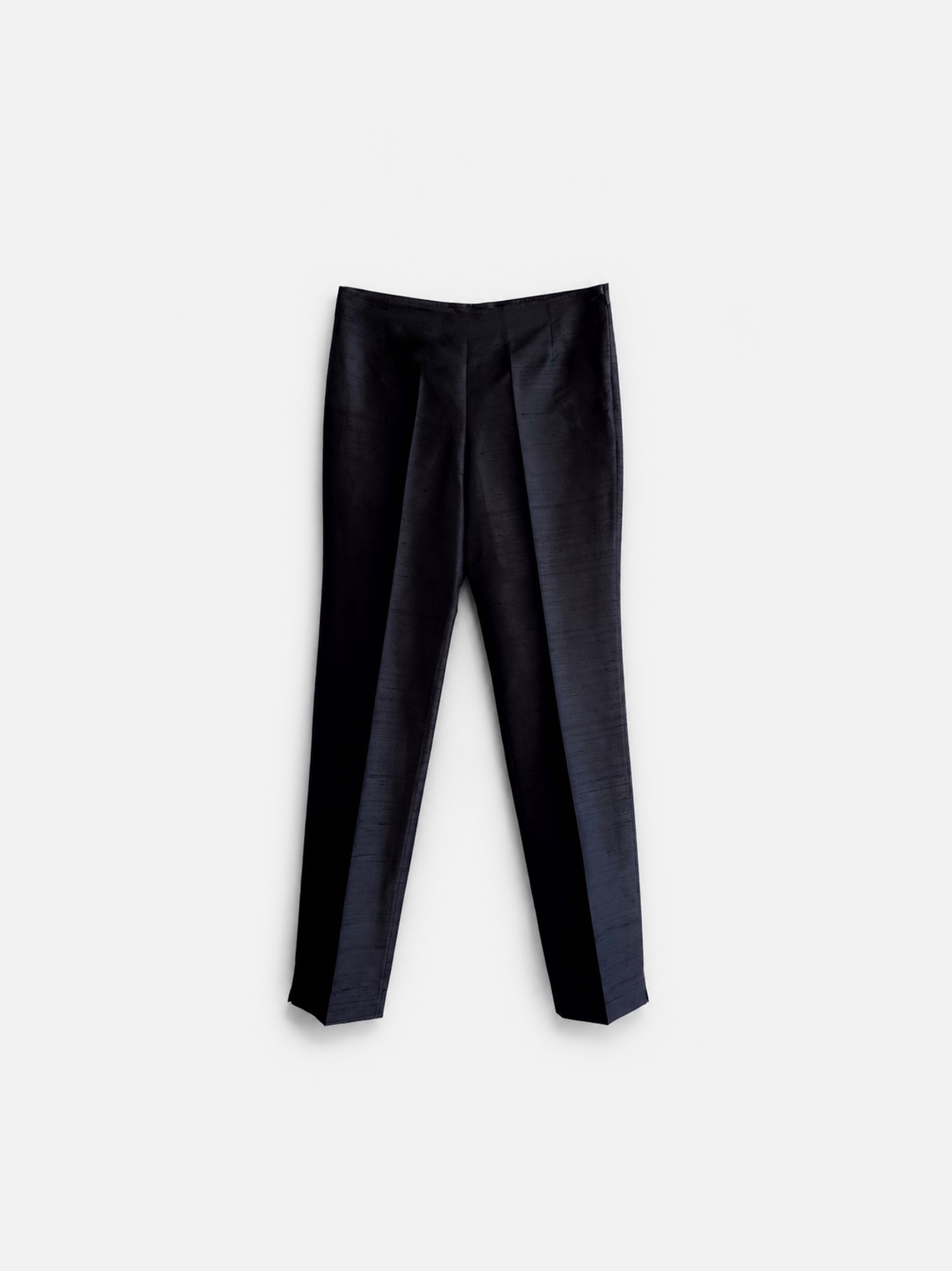 Tina trousers in black wild silk