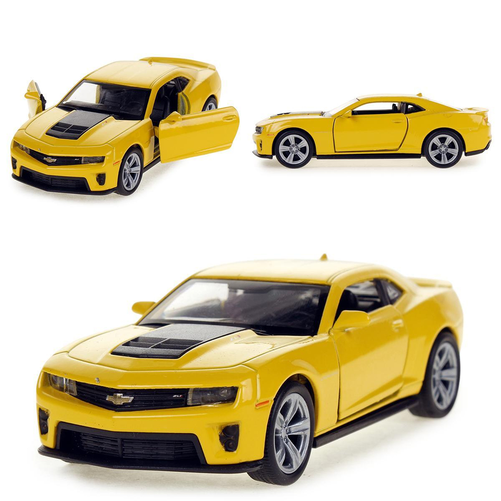 Модель ин. мет. 4.75" "Chevrolet Camaro zl1" открыв. двери 43667D (Kinsmart)