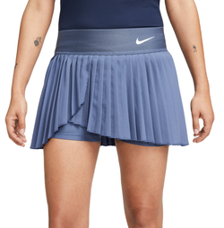 Теннисная юбка Nike Court Dri-Fit Advantage Pleated Tennis Skirt - небесный
