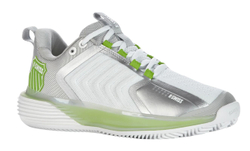Женские теннисные кроссовки K-Swiss Ultrashot 3 HB - white/gray violet/lime green