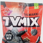 Мармелад жевательный Malaco TV Mix Salmiakki салмиакки 280 г (из Финляндии)