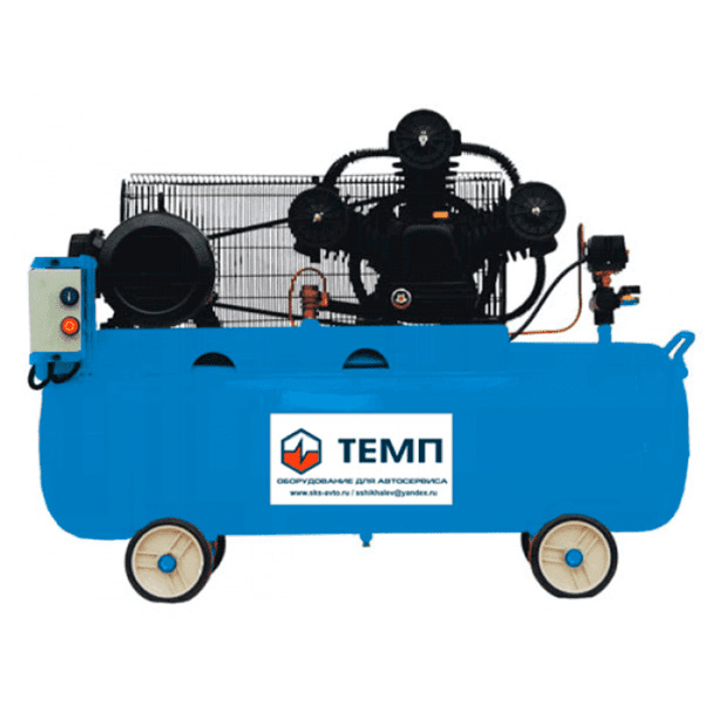 ТЕМП TC200LA460A Компрессор, ресивер 200 л, 460 л/м, 10 бар, 220 В, 2,9 кВт