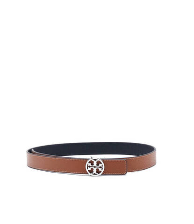 двусторонний кожаный ремень TORY BURCH - коричневый(56643)