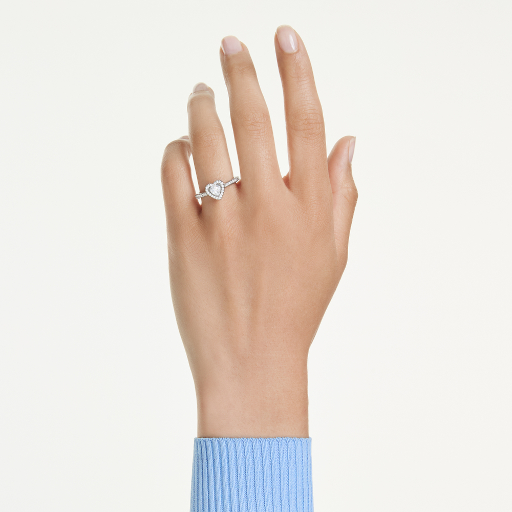 UNA:RING HRT WHITE/RHS 50