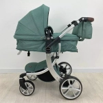 Детская коляска Luxmom 608 2в1 (изумруд)