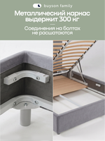 Кровать БайСтронг (велюр)