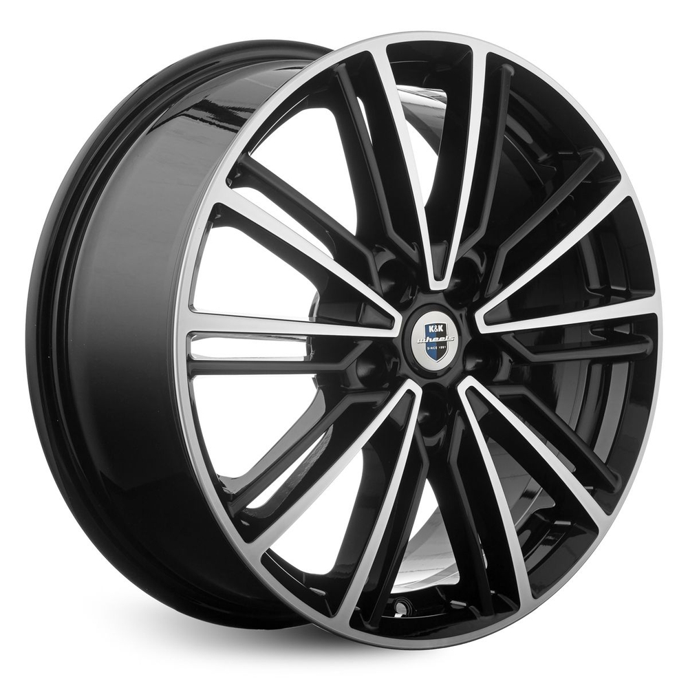 Диск Литой КиК Эрфурт (КС898) 7 x R17 5x110 D63.35 ET48.5 Алмаз черный