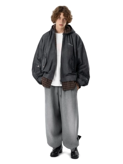 Бомбер с капюшоном двусторонний MADFRENZY Oversized