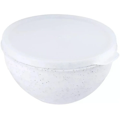 Миска с крышкой Granite 1л (белый)