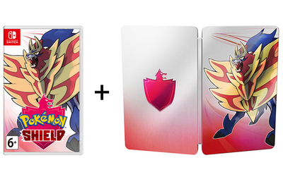 Pokemon SHIELD + SteelBook (NS) NEW