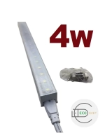 линейный LED светильник T5 пластик 4W тёпл. 6шт
