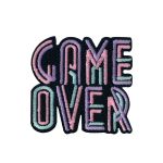 Аппликация термоклеевая "Game over" 5.3х5.1 см, №05, 1 шт, 02-514, Gamma ETF
