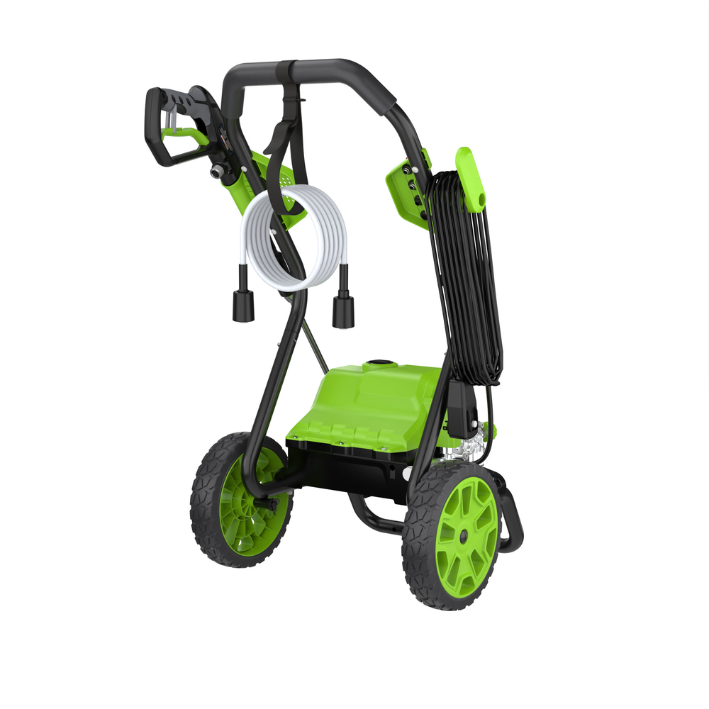 Мойка высокого давления GREENWORKS 1800Вт,140бар,420 л/час.,шланг7,6м (5106707)
