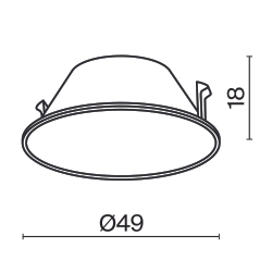 Комплектующие для светильника Technical Ring057-7-MG