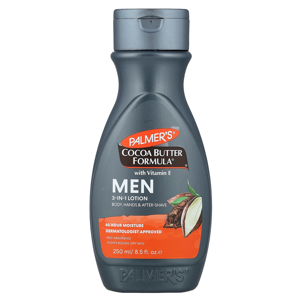 Palmer's, Cocoa Butter Formula® с витамином E, для мужчин, 3 лосьона в составе, 250 мл (8,5 жидк. унции)