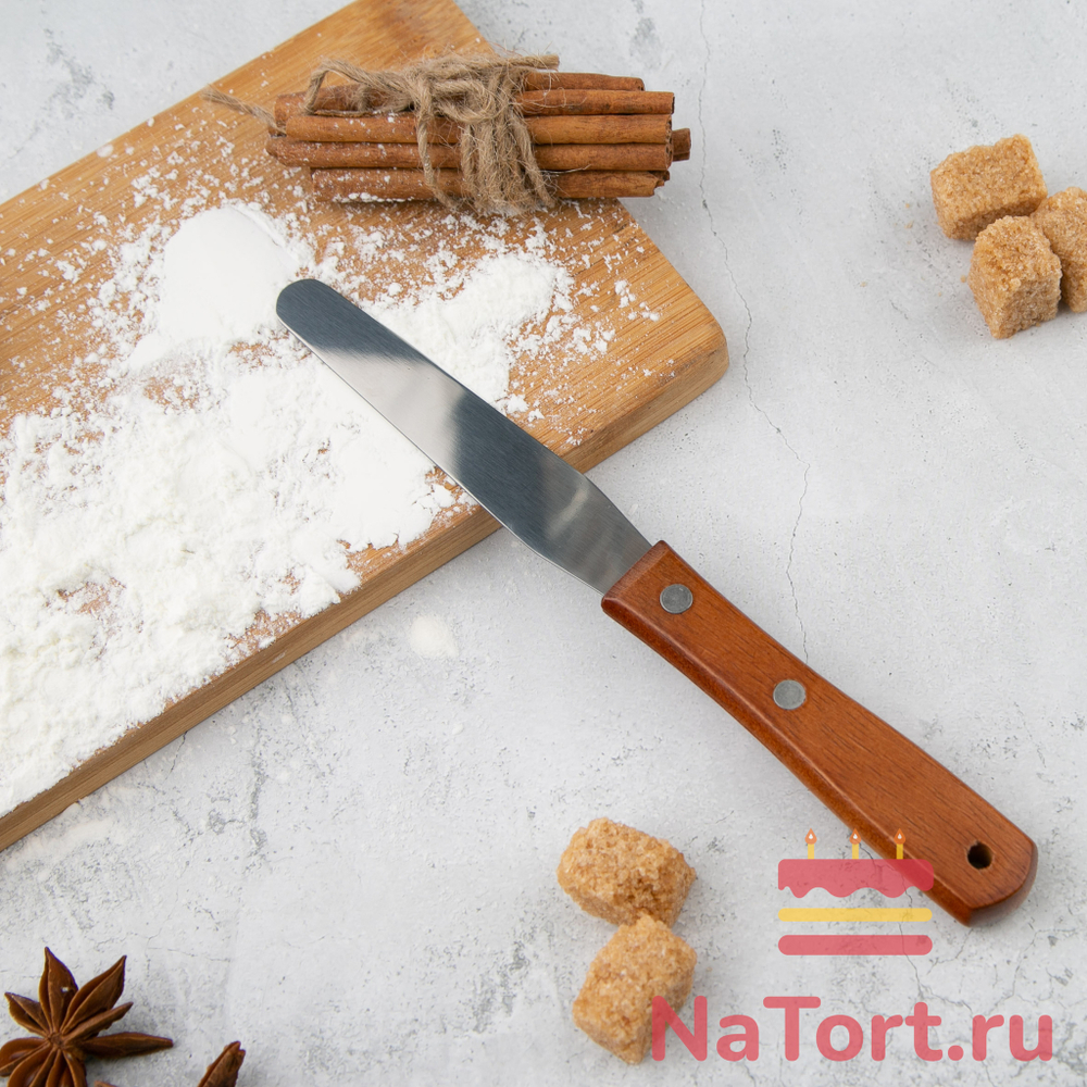Лопатка кондитерская прямая 19 см