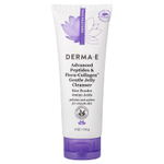 DERMA E, Advanced Peptides & Flora-Collagen™, мягкое очищающее желе, 113 г (4 унции)
